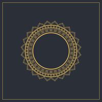 Decorative background with circular elegant frame  vector