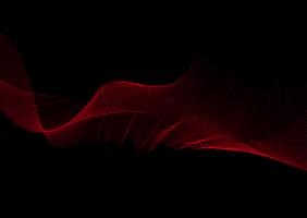 Abstract background with particle wave design vector