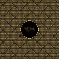 Gold and black pattern background  vector