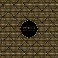 Gold and black pattern background  vector