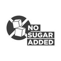 Sugar free icon.  vector