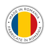 Made in Romania flag icon. vector