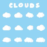 clouds symbol vector
