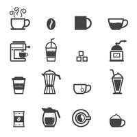 taza de iconos de cafe