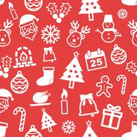 christmas seamless pattern vector