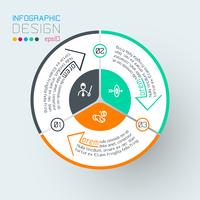 Infografía sobre arte gráfico vectorial. vector