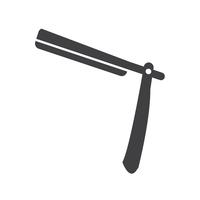 Icono de la máquina de afeitar símbolo de signo vector