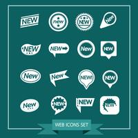 Set of labels New Icon for website and communication vector