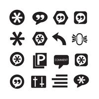 Set of web icons for website and communication vector