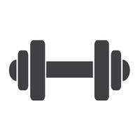 Dumbbell icon  symbol sign vector