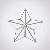 Star icon  symbol sign vector