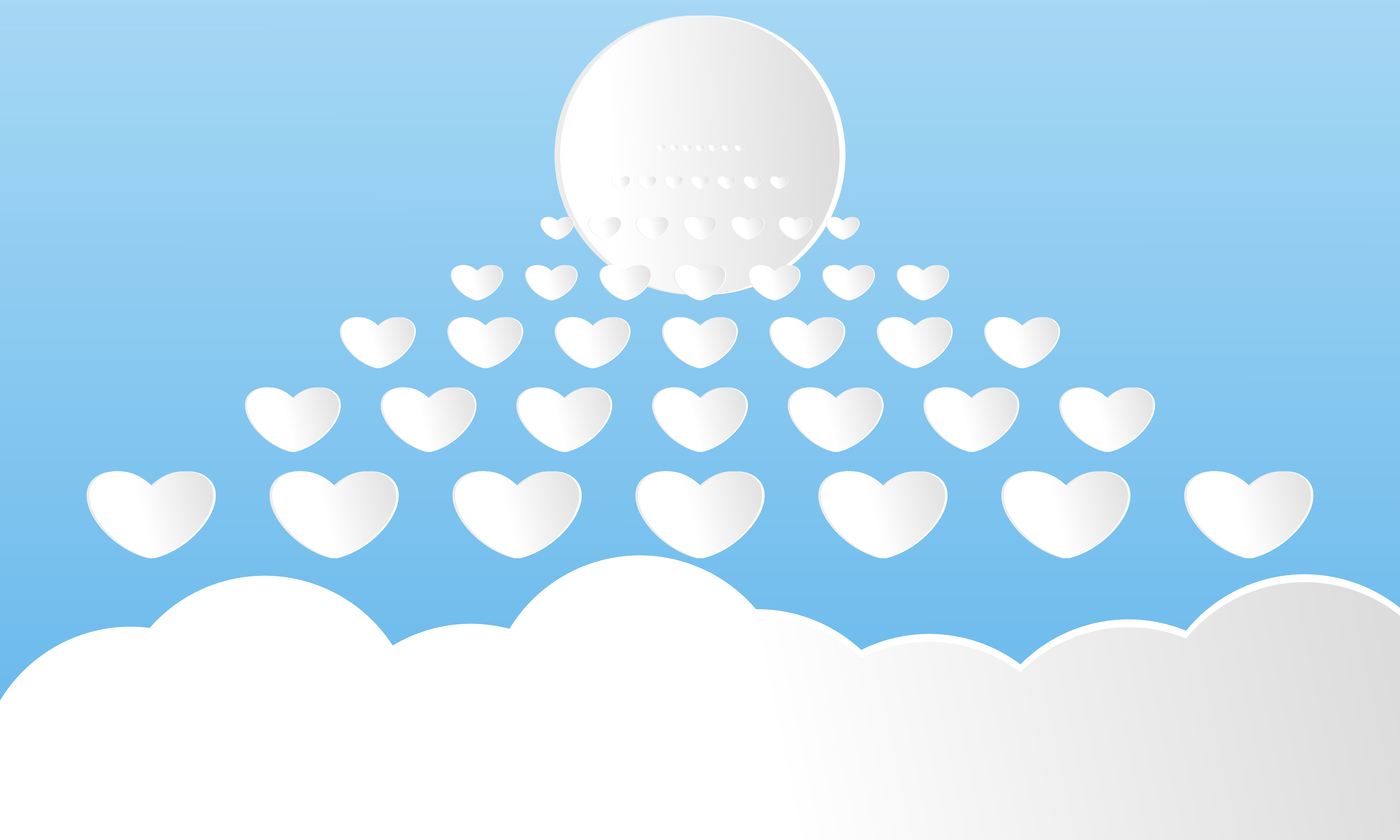 Modern Paper Art Cut Clouds With The Sun White Cute Cartoon Sky Background With Fluffy Clouds In Pastel Colors Sunny Cloudy Download Free Vectors Clipart Graphics Vector Art