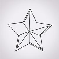 Star Icon  symbol sign vector