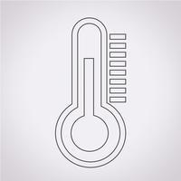 thermometer icon  symbol sign vector