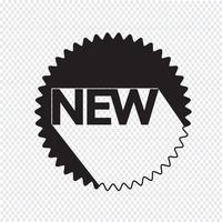 New Icon  symbol sign vector