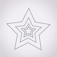 star icon  symbol sign vector