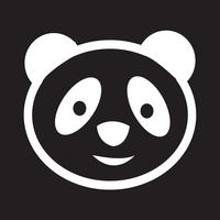 panda icon  symbol sign vector