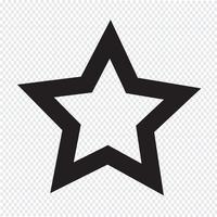 star icon  symbol sign vector