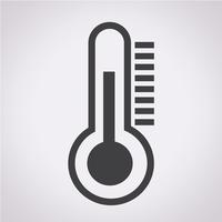 thermometer icon  symbol sign vector