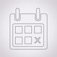 calendar icon  symbol sign vector