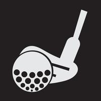 Símbolo de icono de golf signo vector