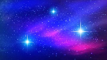 Colorful Nebula in Space Background. Vector illustration.