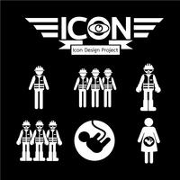 people icon  symbol sign vector