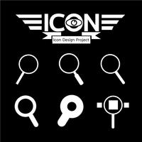 Search Icon  symbol sign vector