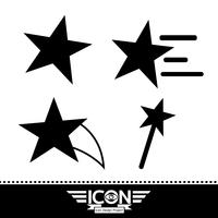 star icon  symbol sign vector