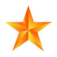 Icono estrella signo símbolo vector