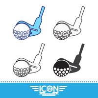 Golf Icon  symbol sign vector