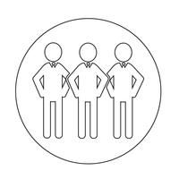 People Icon  symbol sign vector