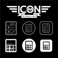 Calculator Icon  symbol sign vector