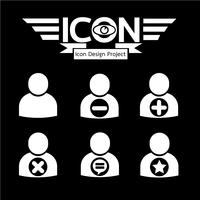 people icon  symbol sign vector