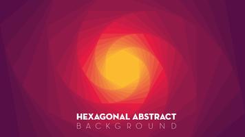 Abstact hexagonal vector
