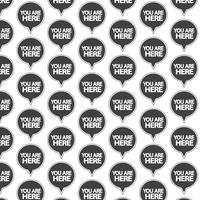 Pattern background You are here icon vector