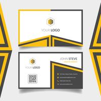 Professional business card template vector