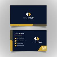 Plantilla de tarjeta profesional corporativa vector