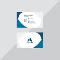 Professional business card template vector