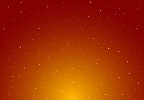 Night shining starry night sky with stars universe space infinity and starlight on red and orange background. Galaxy and planets in cosmos pattern. vector