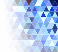 Fondo de mosaico de cuadrícula azul, plantillas de diseño creativo vector