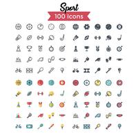 sport icon set vector