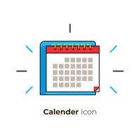 Icono de calendario vector