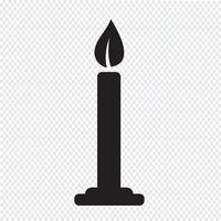 candle icon  symbol sign vector