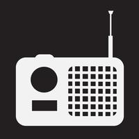 radio icon  symbol sign vector