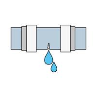 Installateure prüfen und saugen das Wasser in der Leitung auf. 8518223  Vektor Kunst bei Vecteezy