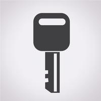 Key Icon  symbol sign vector