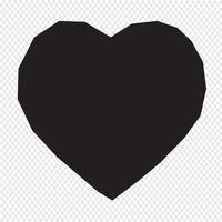 heart icon  symbol sign vector