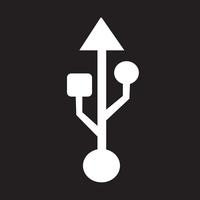 usb icon  symbol sign vector