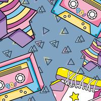 Pop art background vector